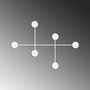 Wallity Dama-B Gancho de Pared de Metal Blanco